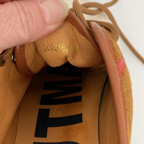 MUTMA Free People Allegra brown platform sneakers shoe lace-up corduroy 39 9 - Picture 5 of 6